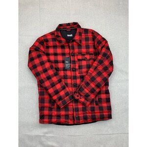 Bass Outdoor Mens Mission Plaid Puffer Jacket S